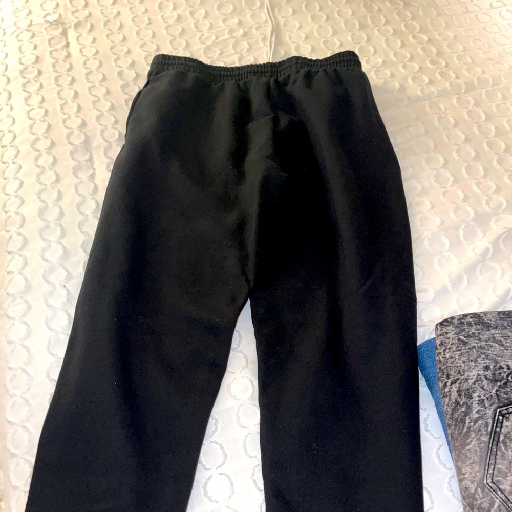 Black sweat pants